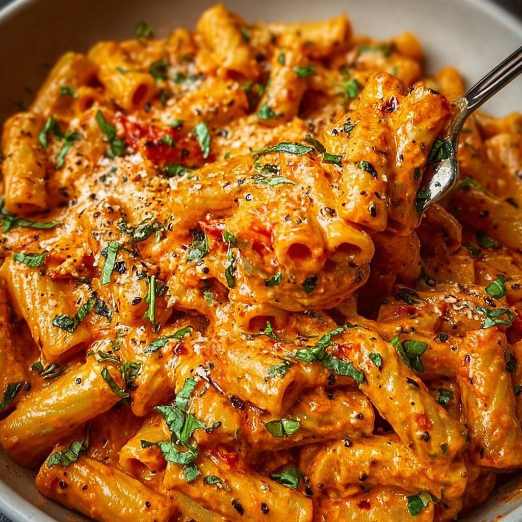 Creamy Tomato Garlic Pasta
