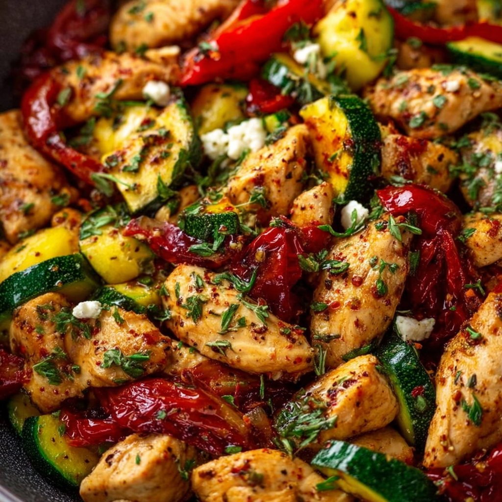 Mediterranean Chicken Stir Fry