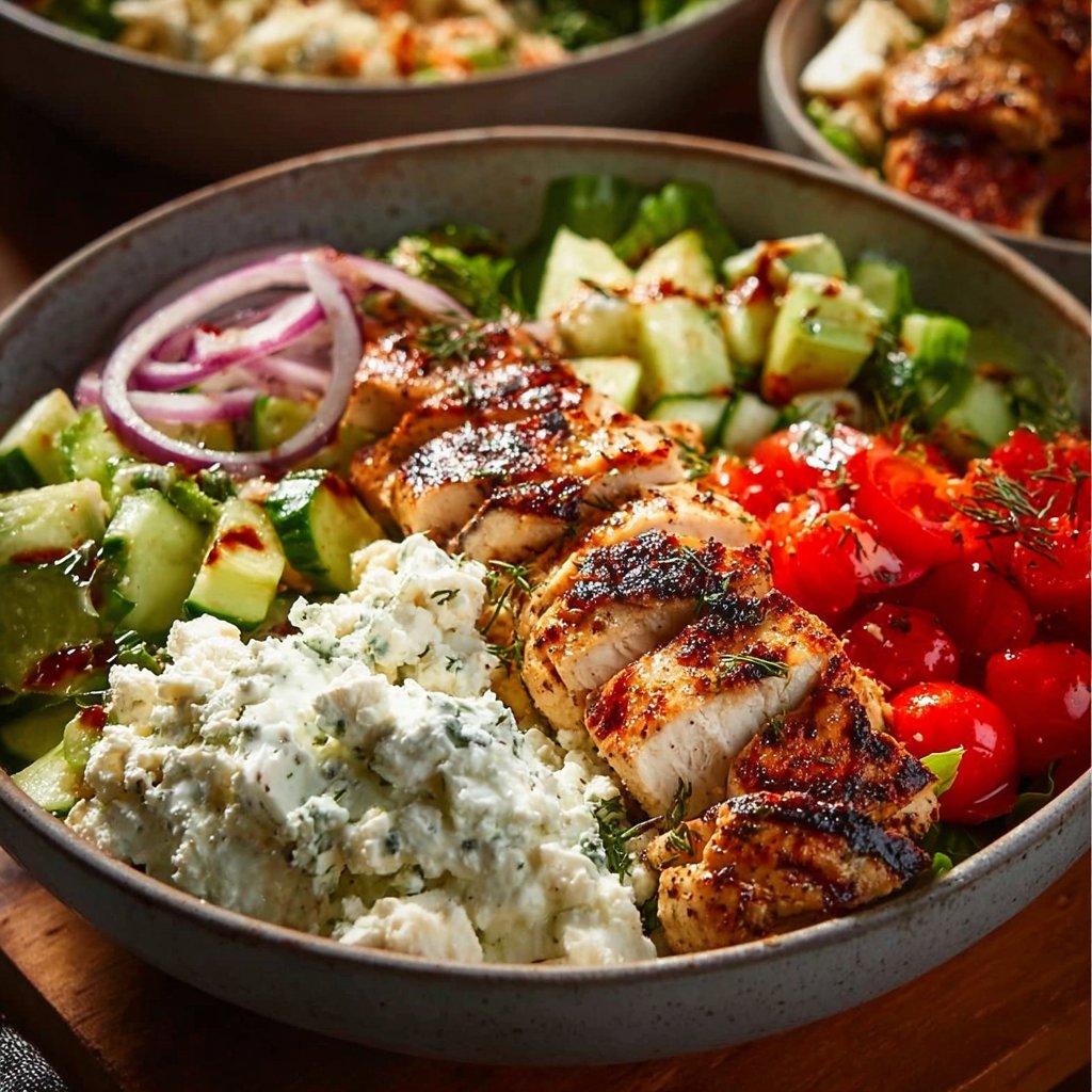 Greek Chicken Bowls