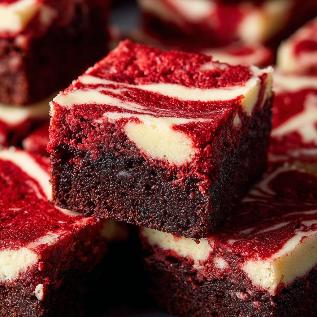 Red Velvet Cheesecake Brownies
