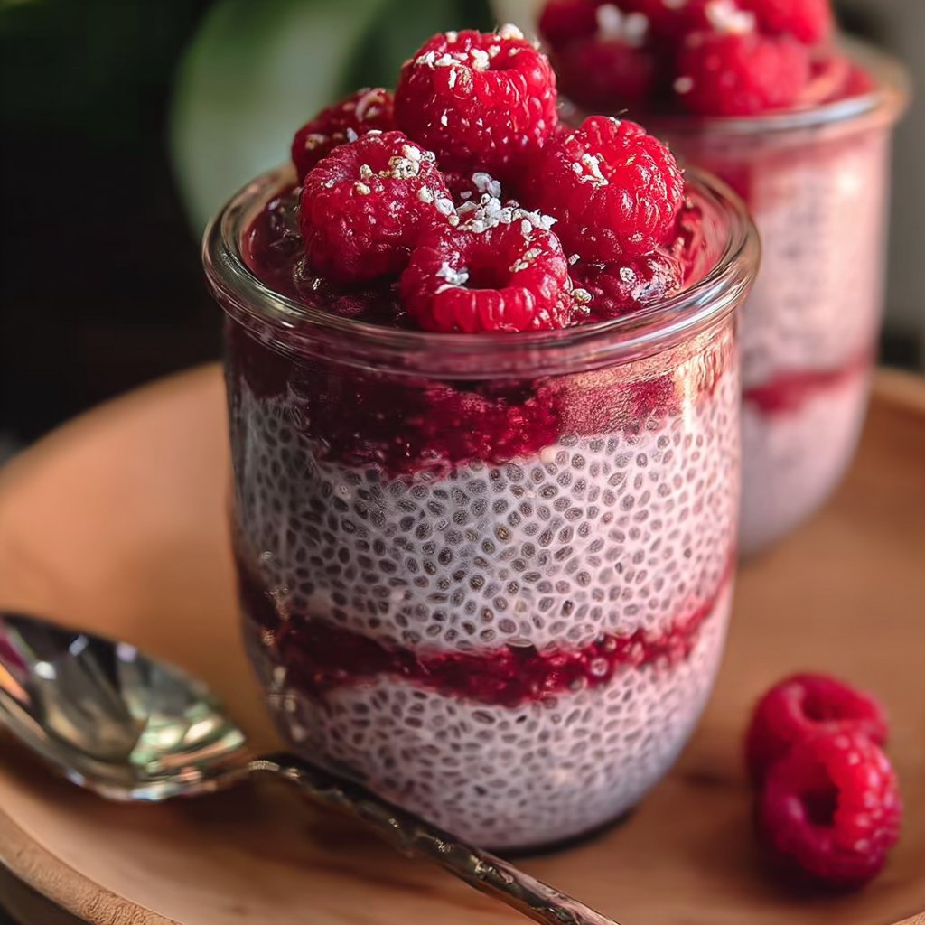Raspberry Chia Pudding