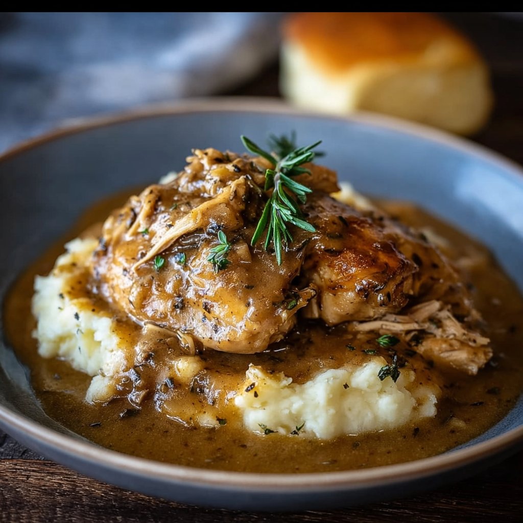 Crockpot Chicken and Gravy