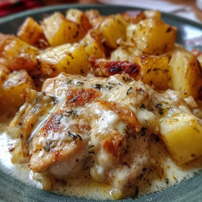 Delicious Garlic Parmesan Crockpot Chicken with Potatoes