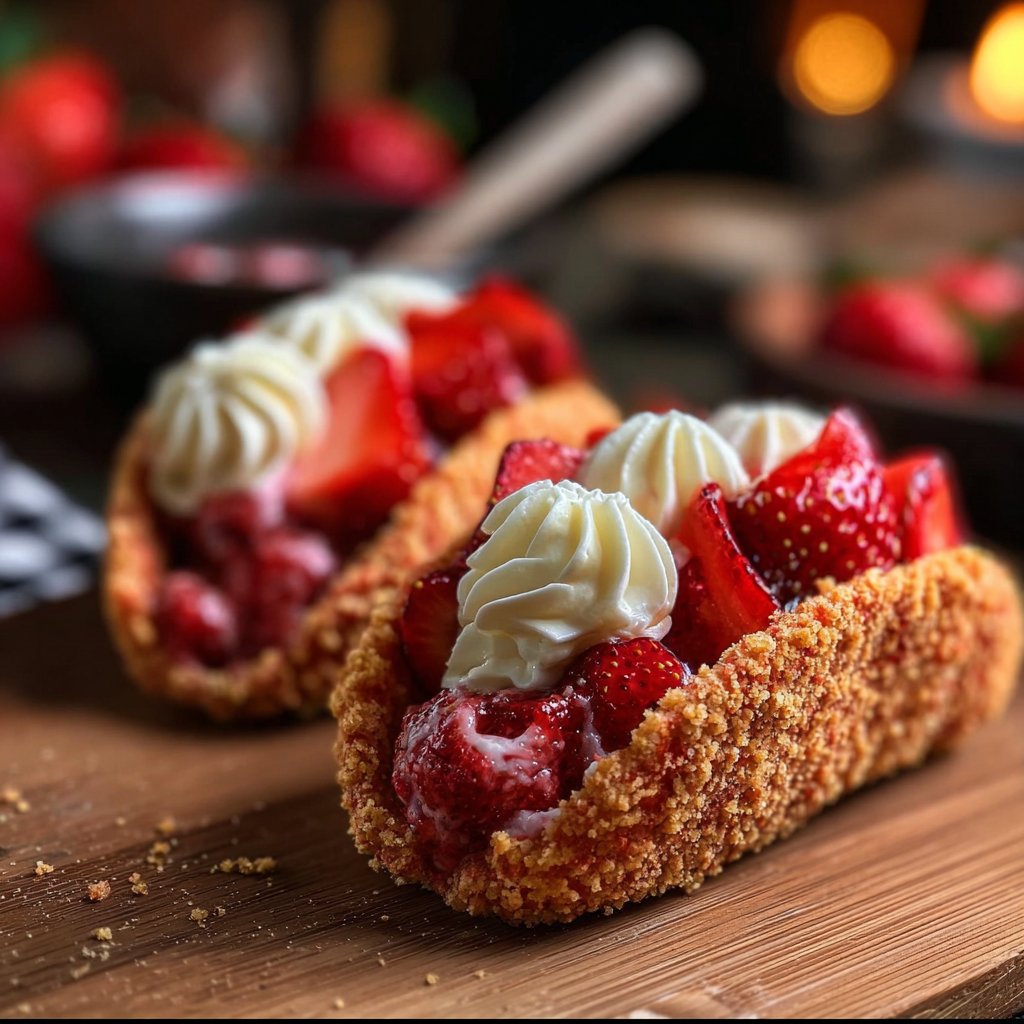 Strawberry Cookie Boats