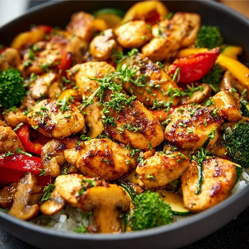 Quick & Healthy Chicken Skillet