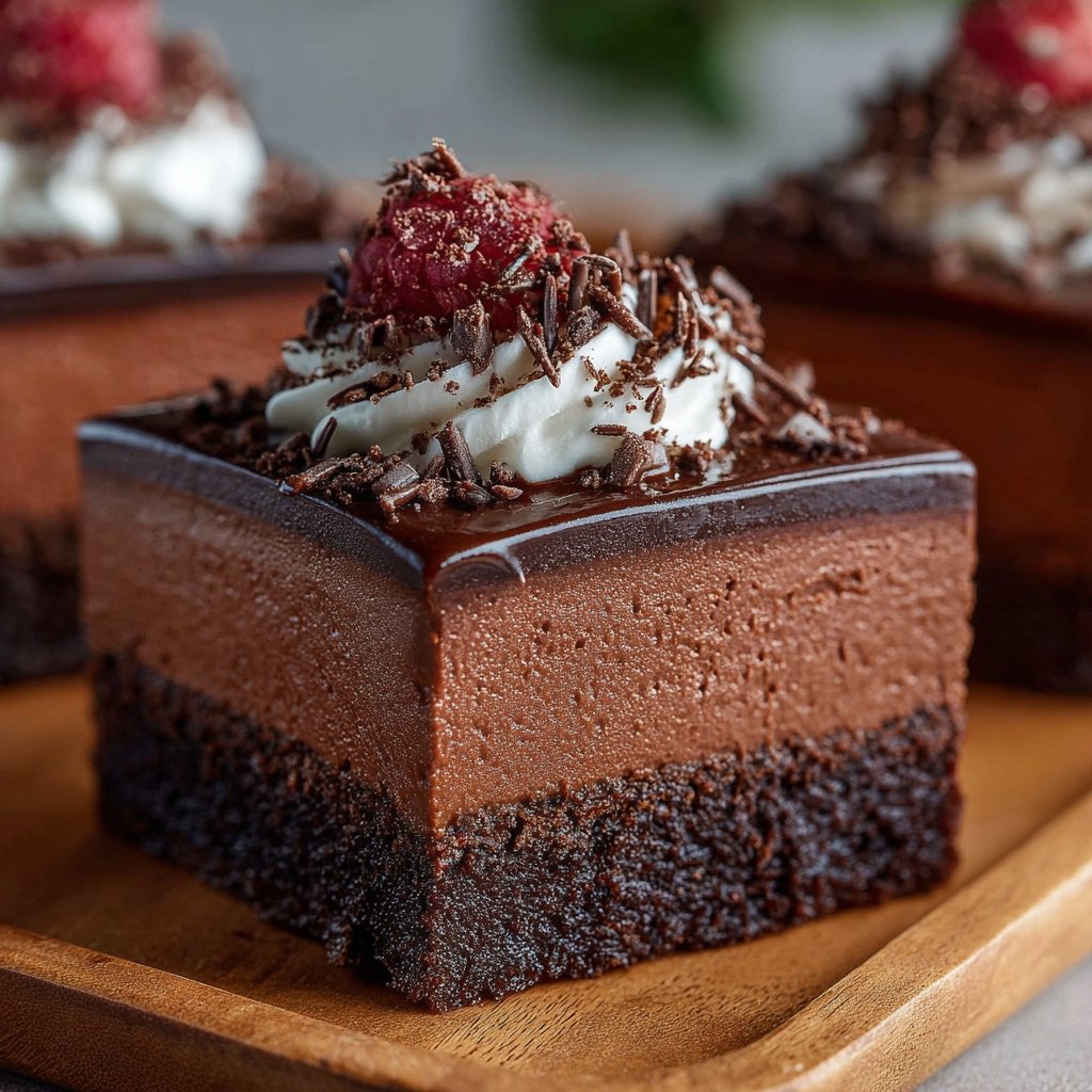 Chocolate Mousse Brownies