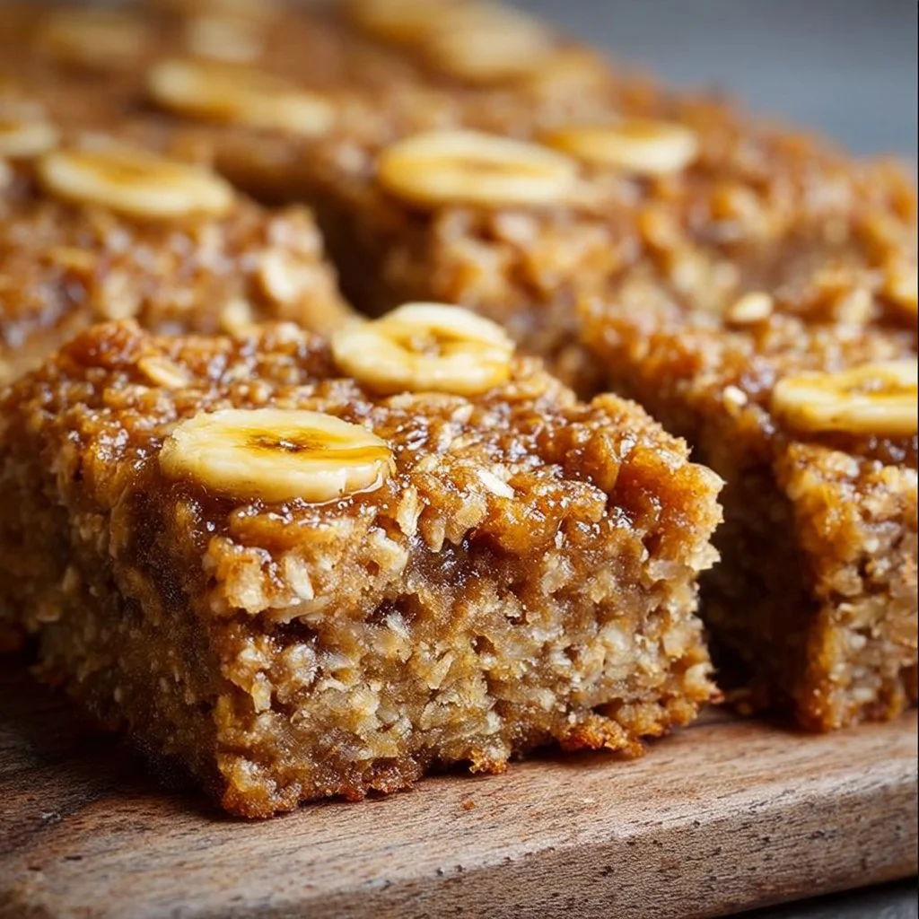 Banana Oatmeal Bars