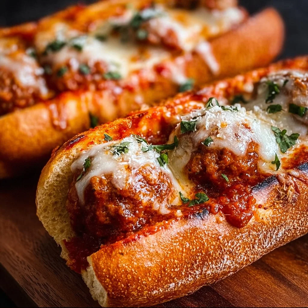 Cheesy Meatball Subs