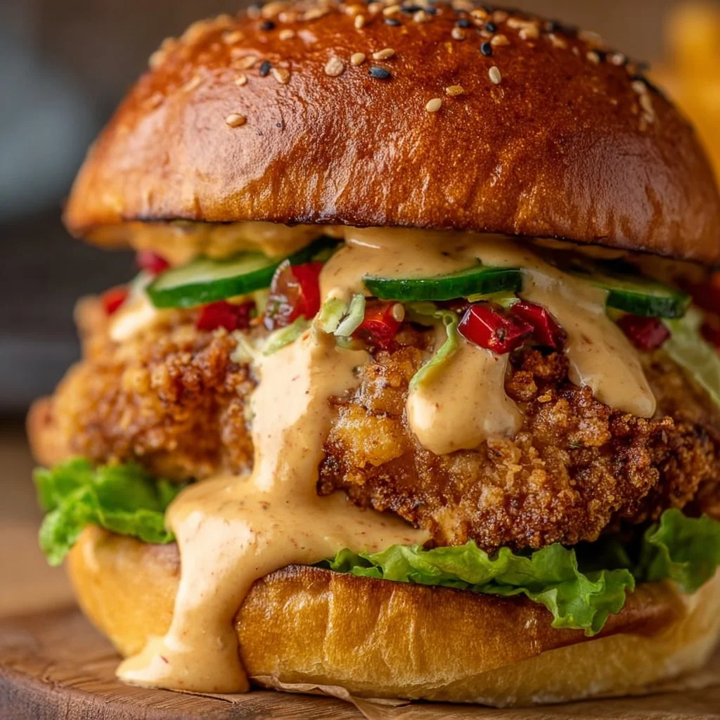Crack Chicken Burger Recipe