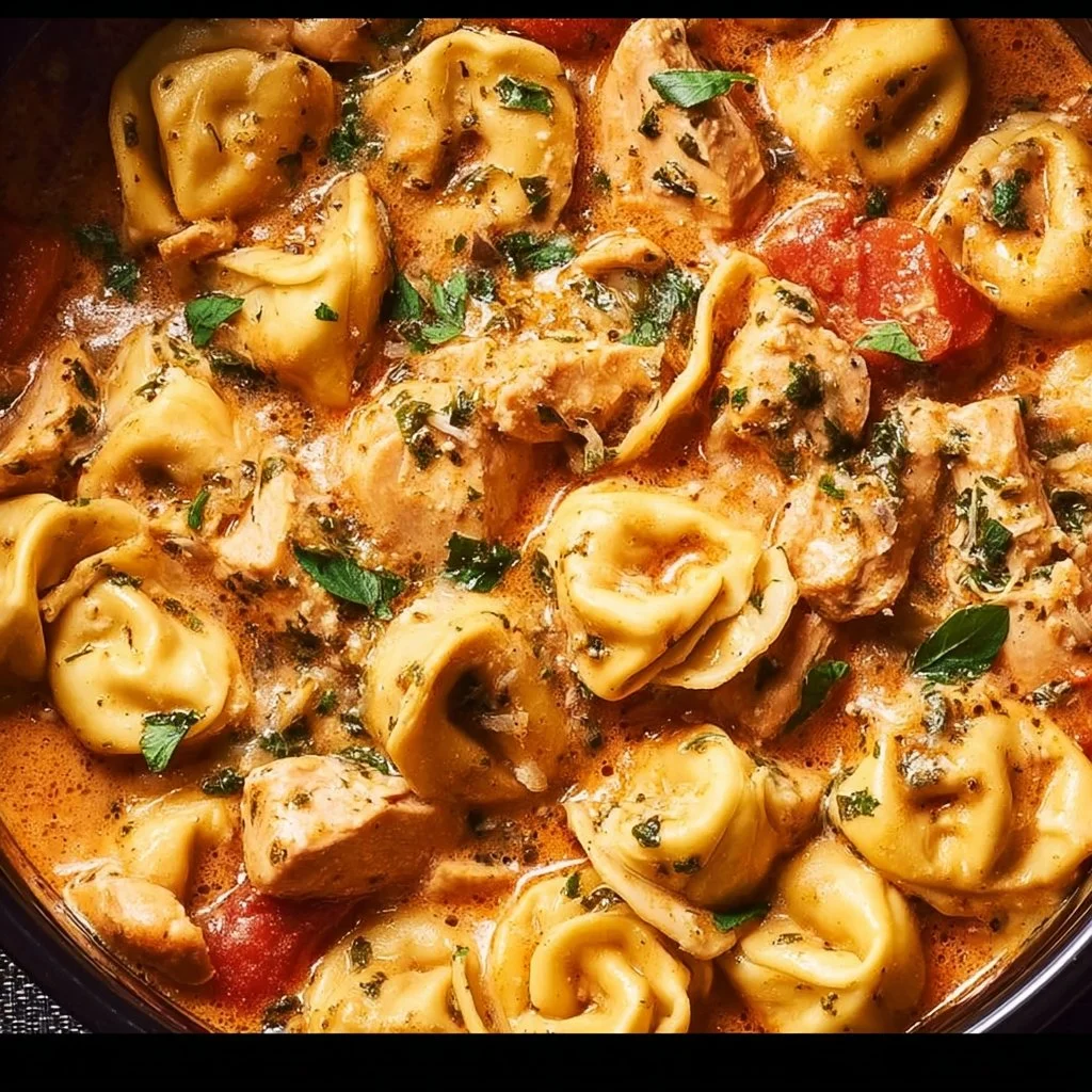 CrockPot Chicken Tortellini