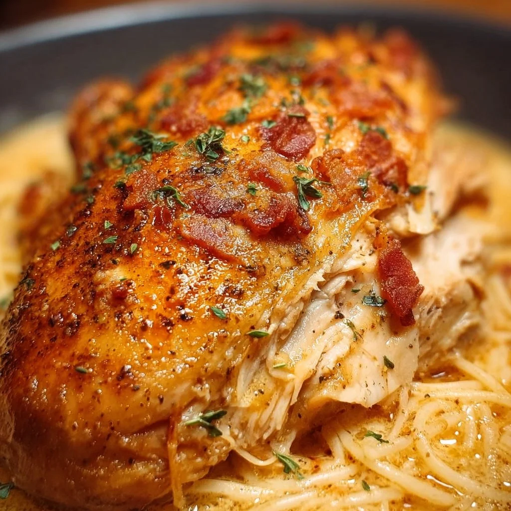 Easy Crock Pot Crack Chicken recipe with creamy texture and flavor