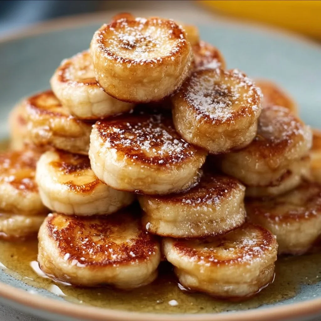 Fluffy Banana Pancake Bites