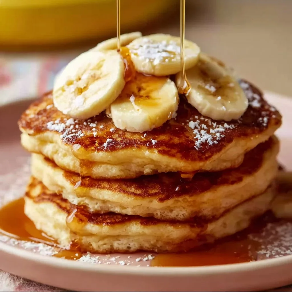 Fluffy Banana Pancakes Recipe