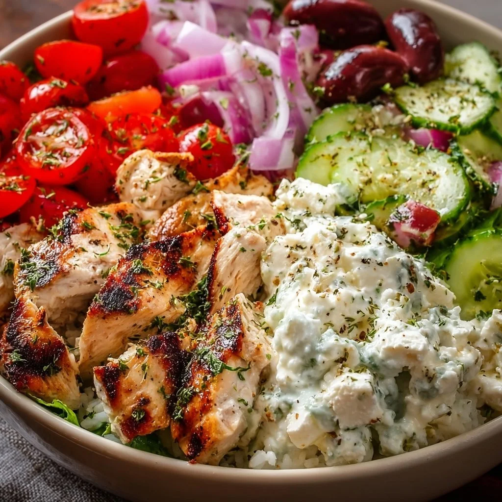Greek Chicken Bowls