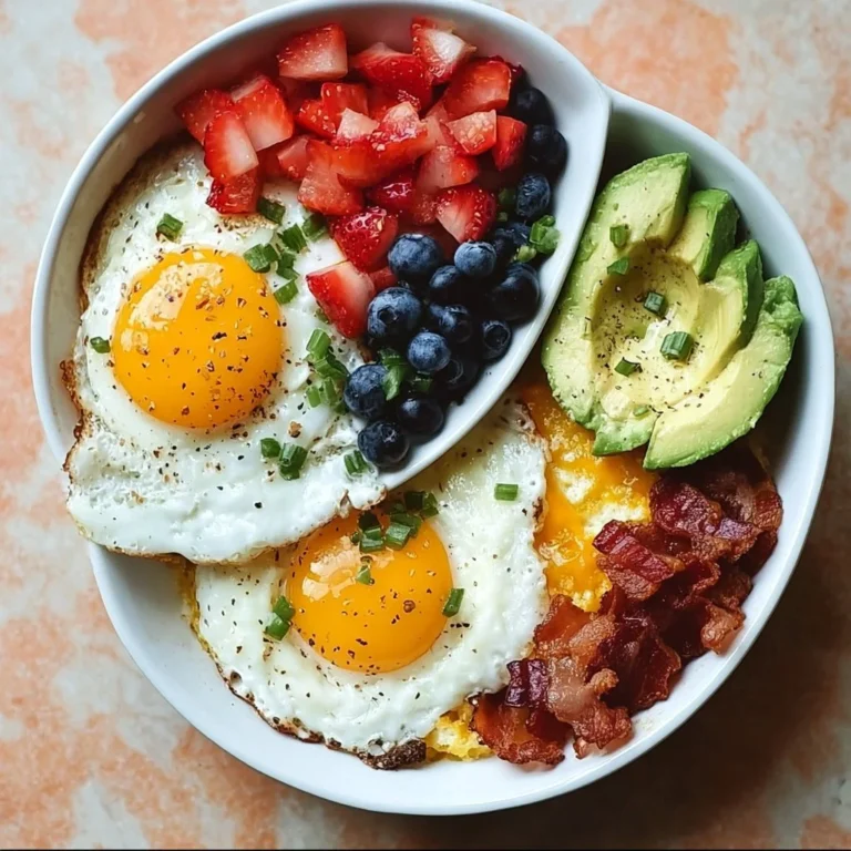 High protein breakfast bowls loaded with nutrient-rich ingredients