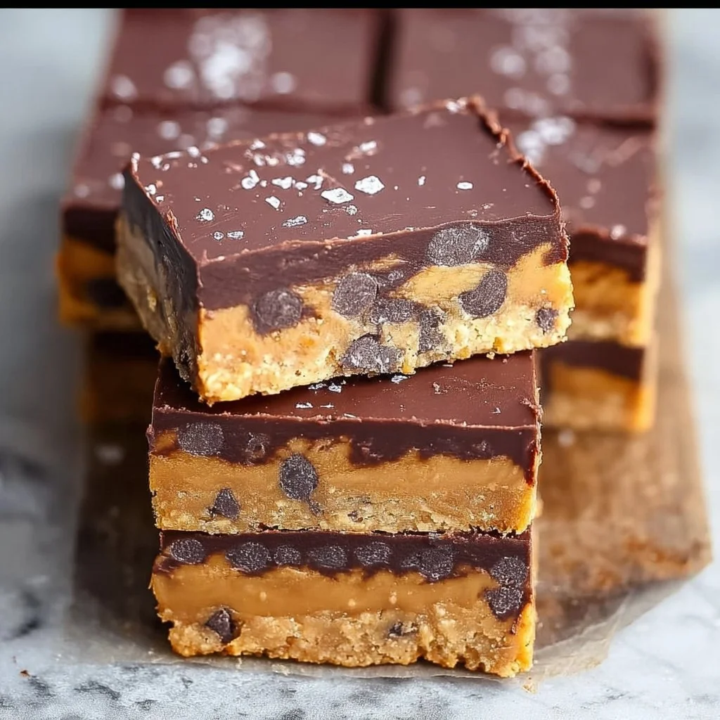 No Bake Cookie Dough Bars