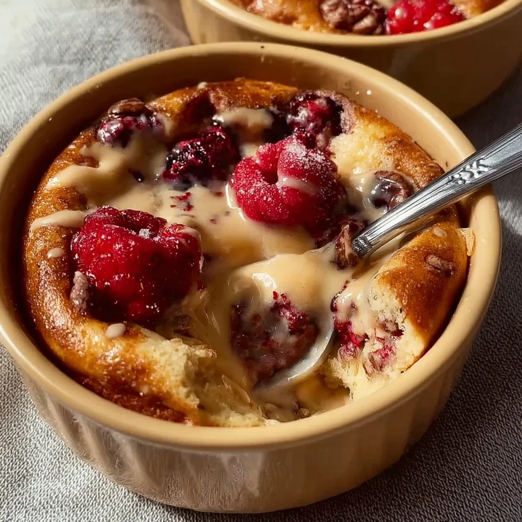 Single Serving Fluffy Baked Protein Pancake Bowls
