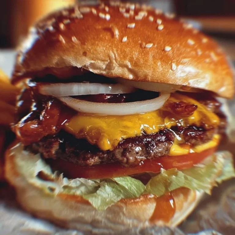 Juicy Smash Burger topped with fresh ingredients served on a toasted bun
