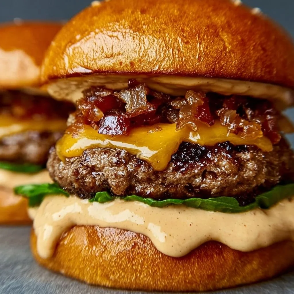 Smash Burger with Baconnaise Sauce