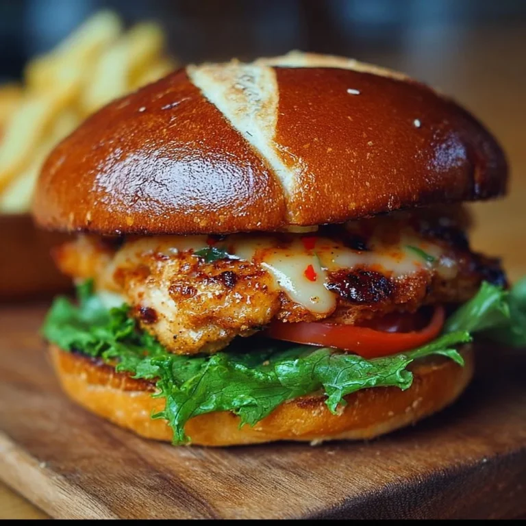 Delicious spicy chipotle chicken burger served with fresh toppings