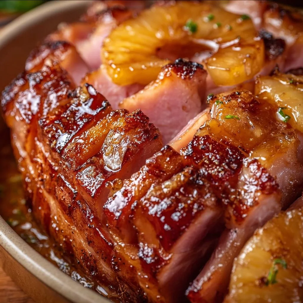 Brown Sugar Pineapple Ham Bake