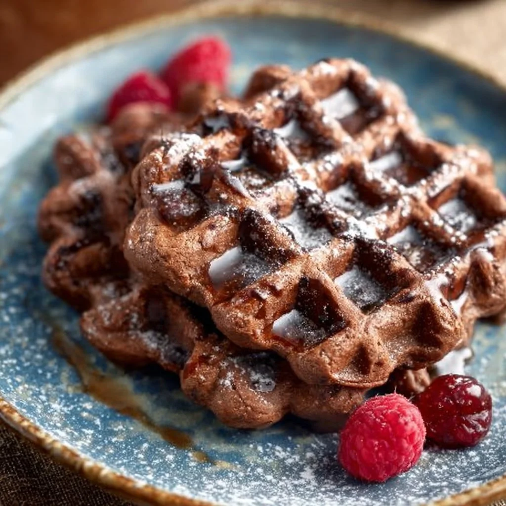 Chocolatey Brownie Waffle
