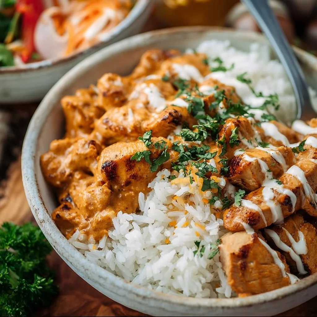 Coconut Chicken Rice Bowls