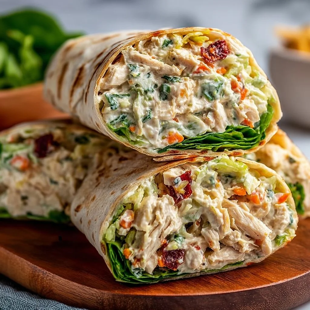 Creamy Chicken Salad Wrap