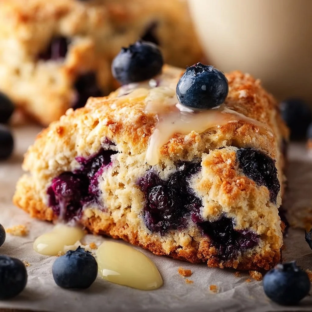 Easy Gluten-Free Blueberry Scones