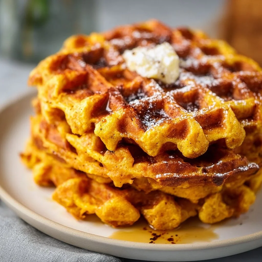 Easy Gluten Free Sweet Potato Waffles