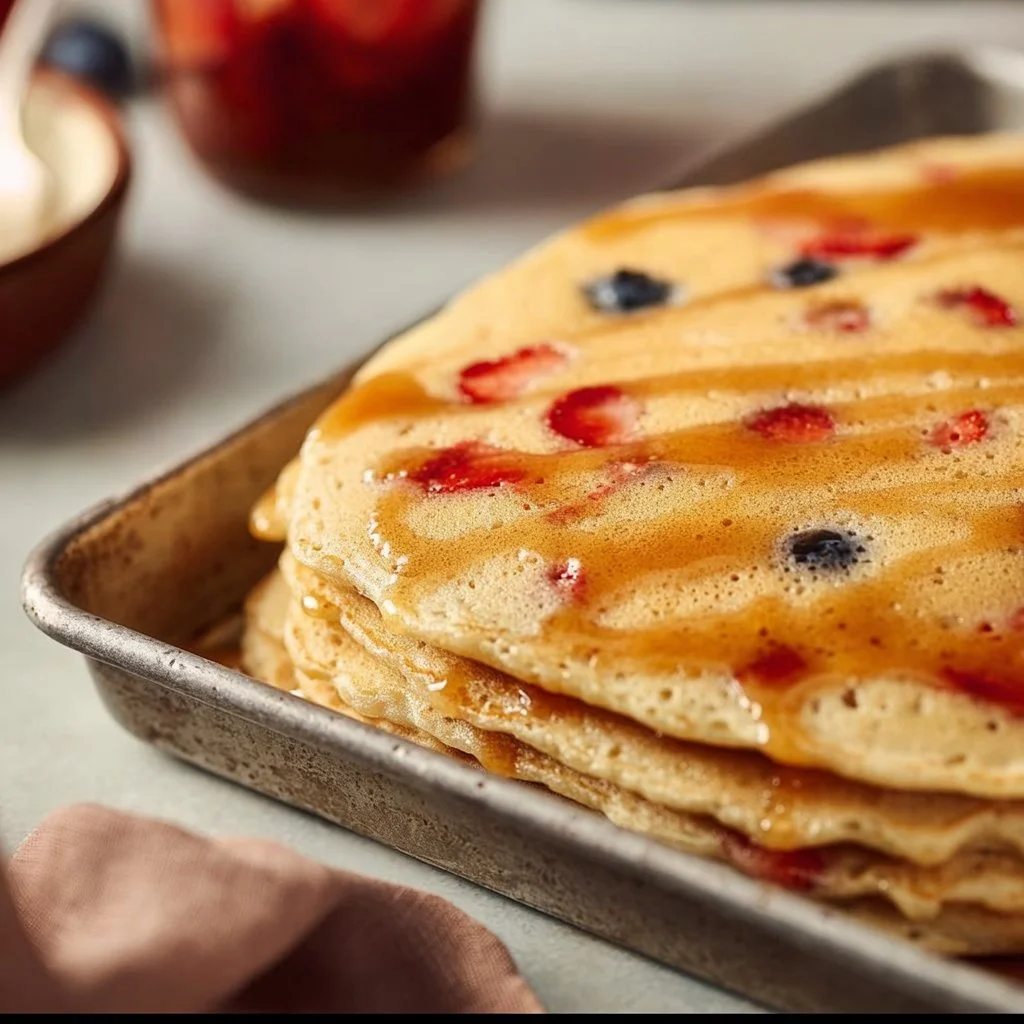 Gluten Free Sheet Pan Pancakes