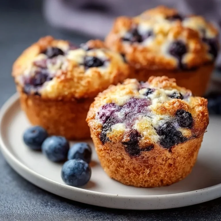High protein blueberry cottage cheese muffins for a healthy snack