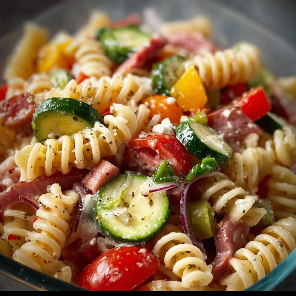 High Protein Italian Pasta Salad