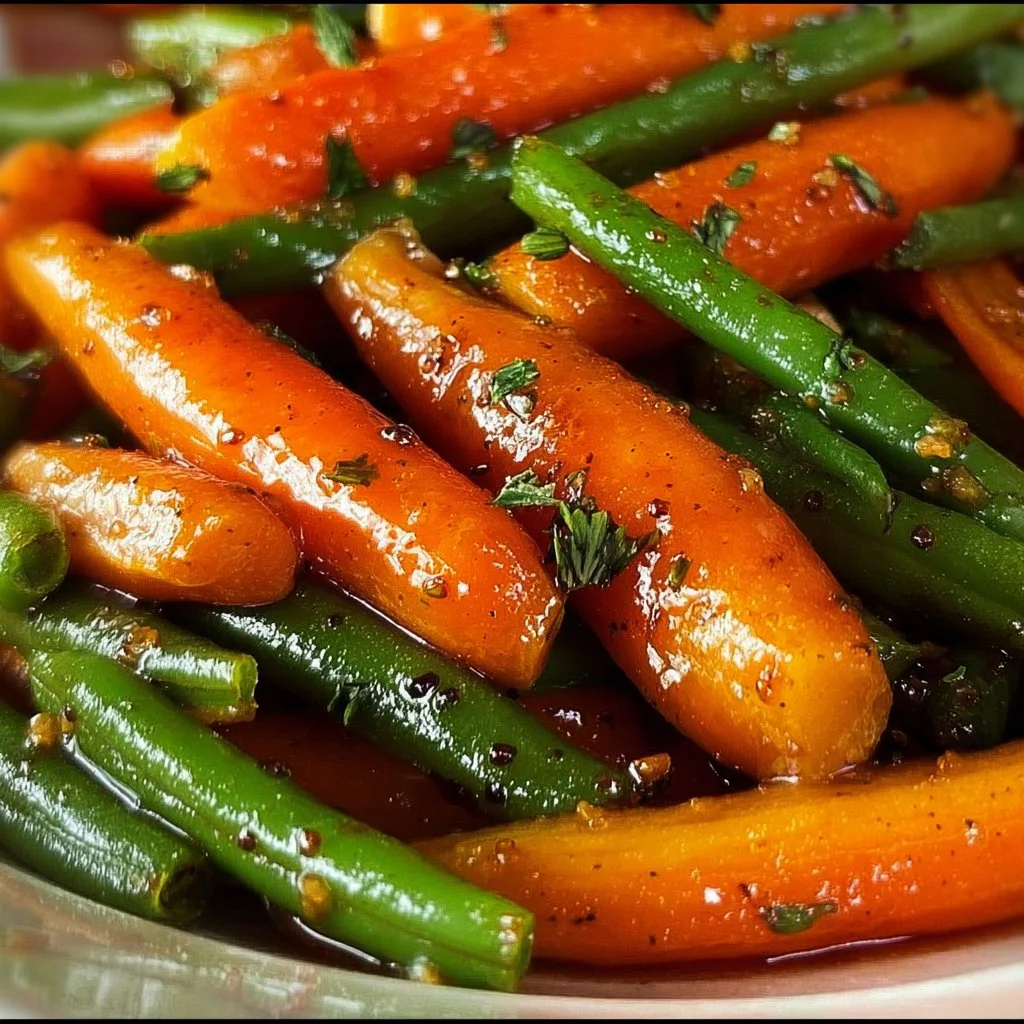 Honey Glazed Carrots & Green Beans
