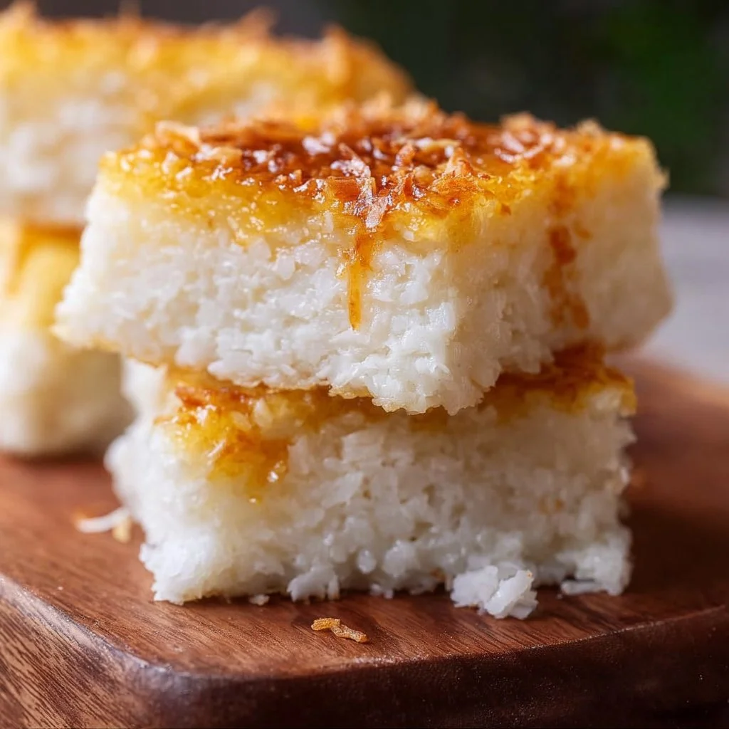 Indonesian Sticky Coconut Cake (Wingko Babat)