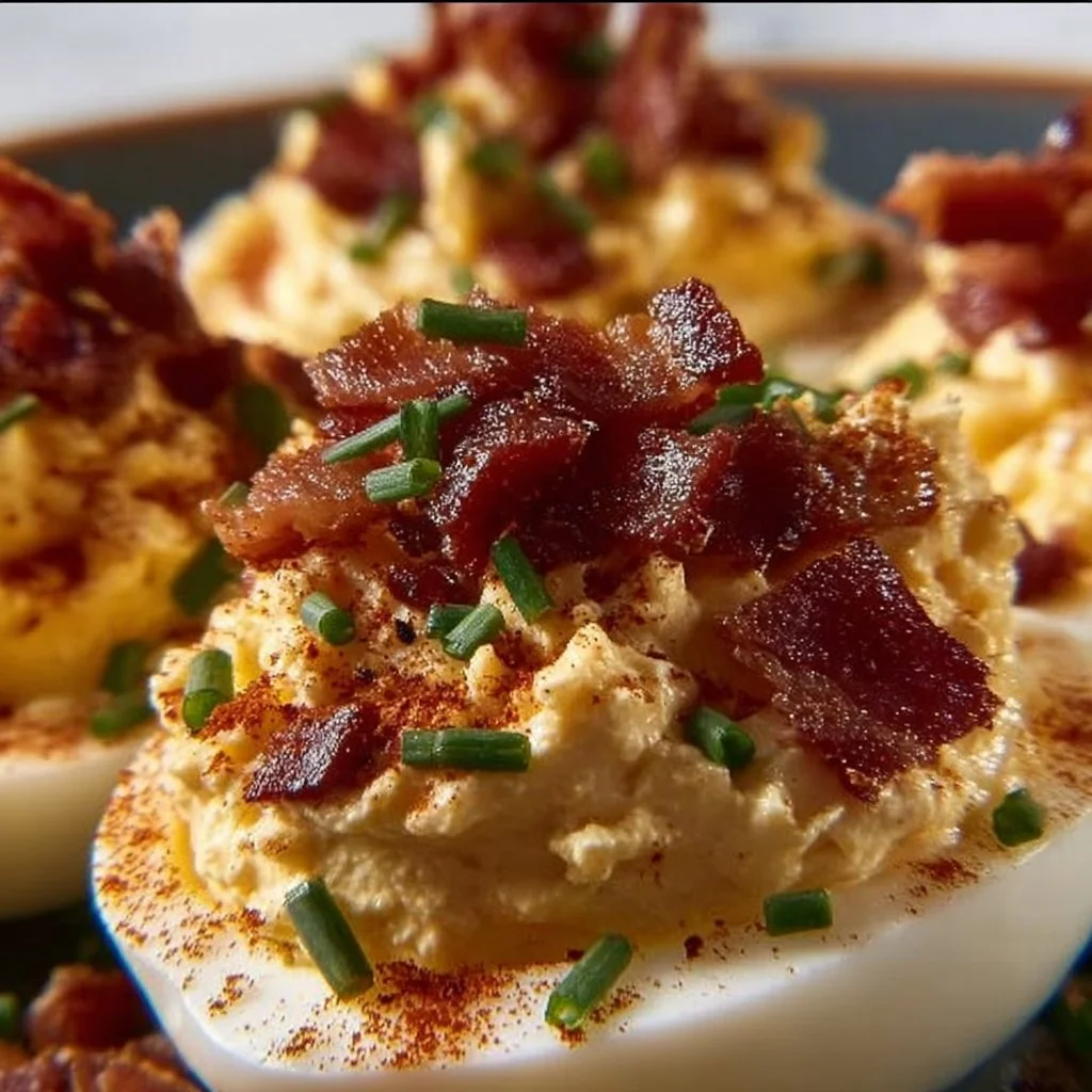Million Dollar Bacon Deviled Eggs