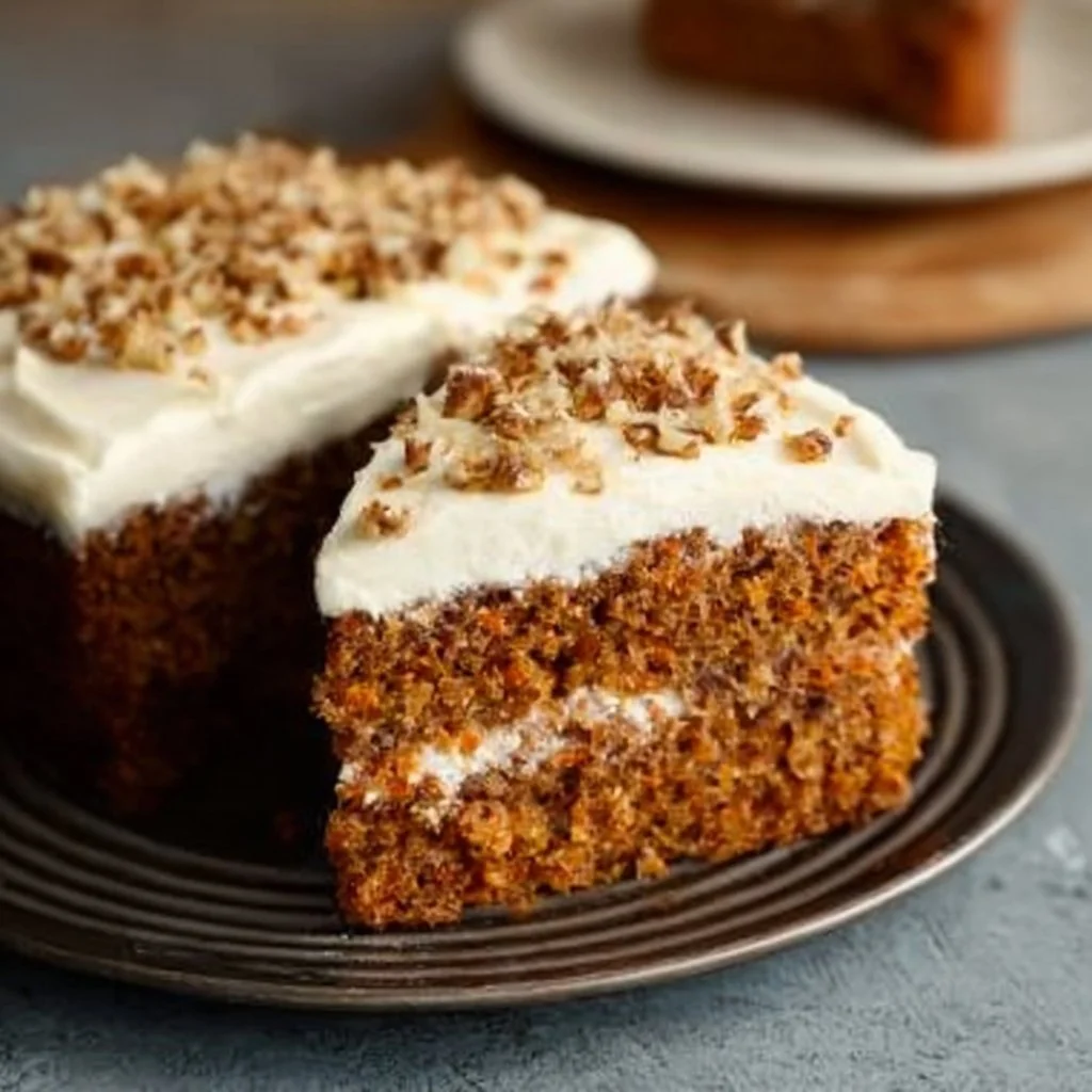 Old Fashioned Carrot Cake with Homemade Cream Cheese Frosting