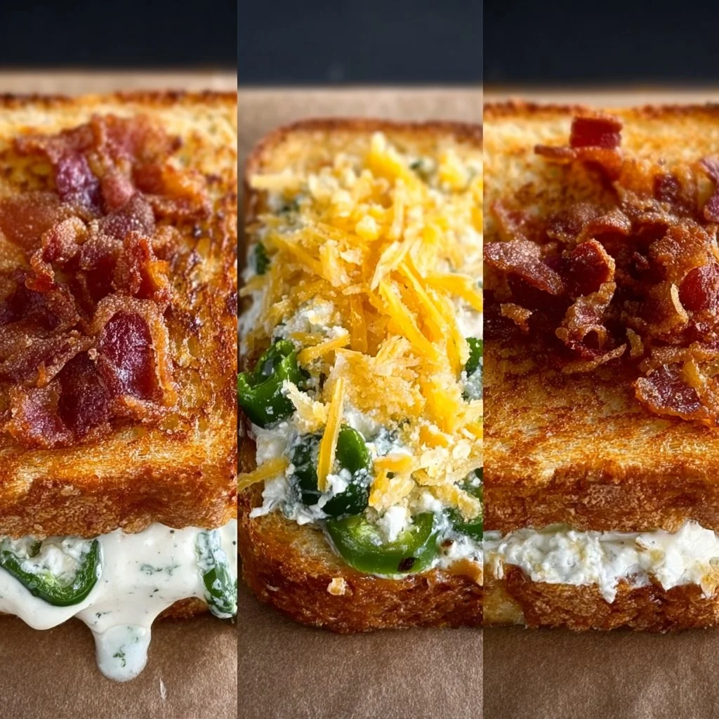 Roasted Jalapeno Popper Grilled Cheese
