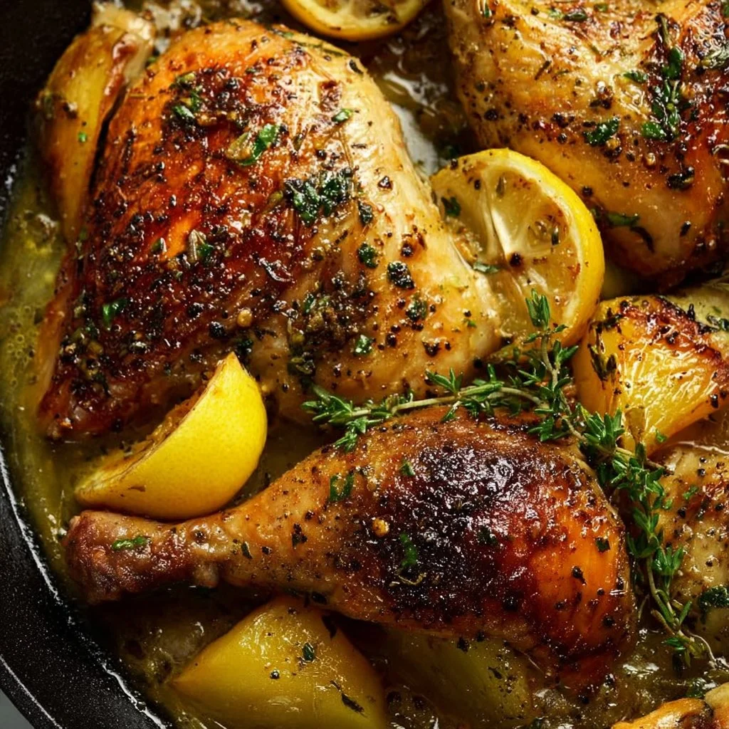Skillet-Roasted Lemon Chicken