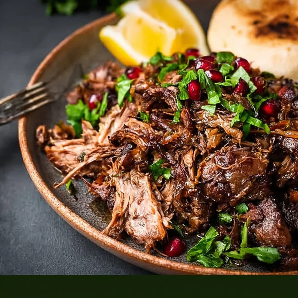 Slow-Cooked Middle Eastern Pulled Lamb