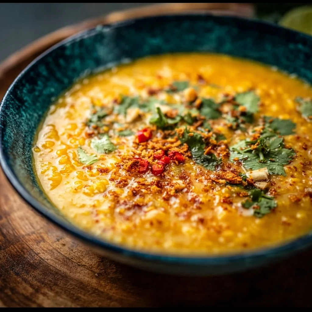 Thai Coconut Red Lentil Soup