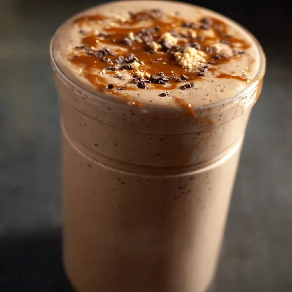 Vegan Chocolate Peanut Butter Protein Shake