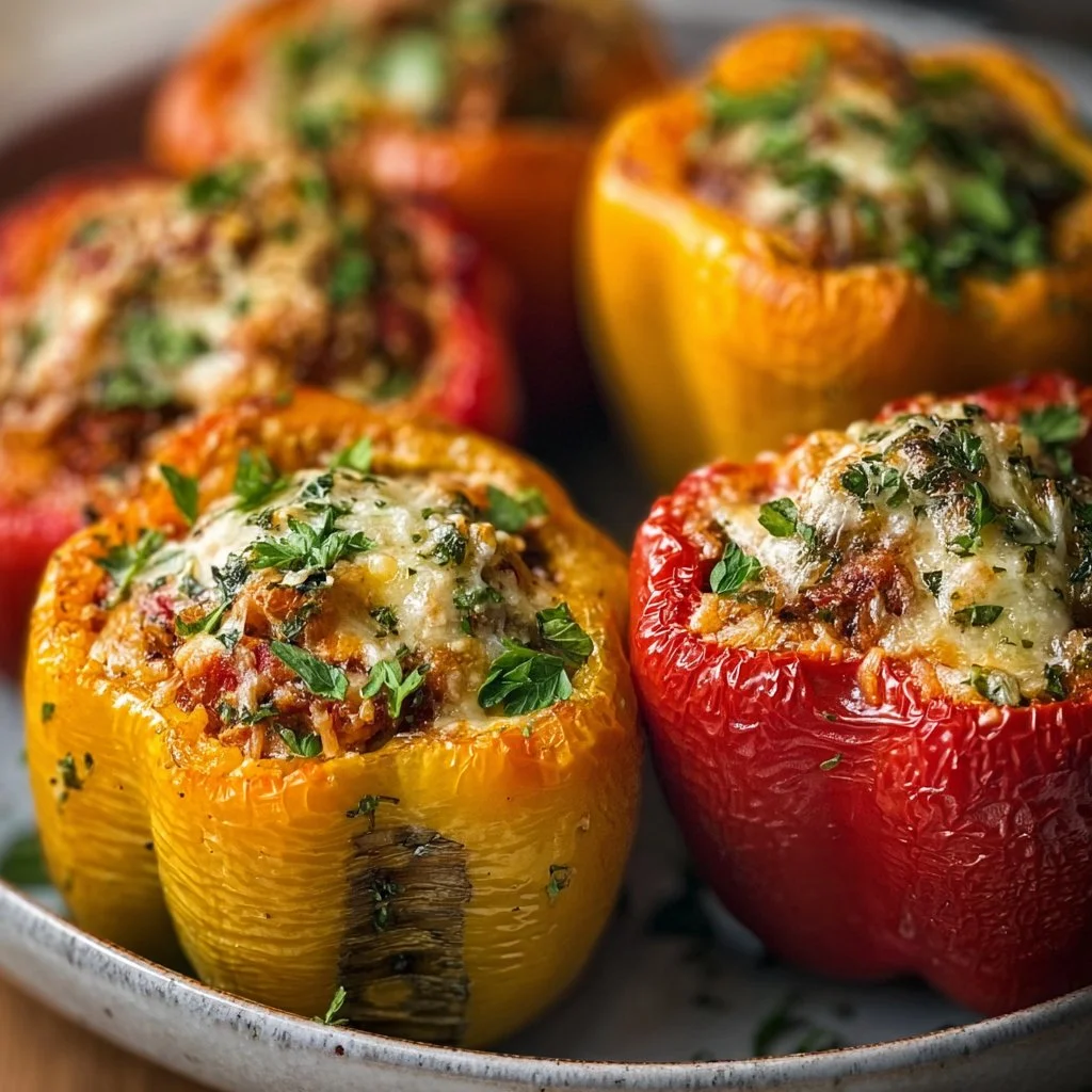 Gefüllte Paprika aus dem Airfryer