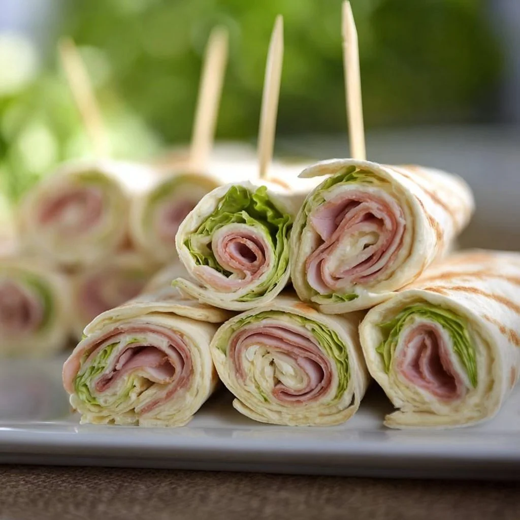 Käse-Schinken-Wraps - Ideales Fingerfood für Partys | Rezept