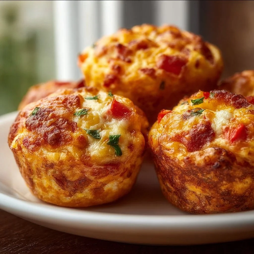Saftige Pizza-Muffins als leckere Snack-Option