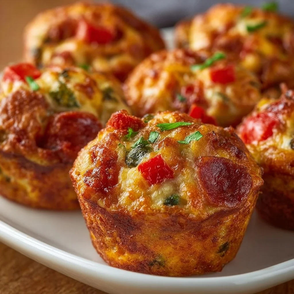 Saftige Pizza-Muffins