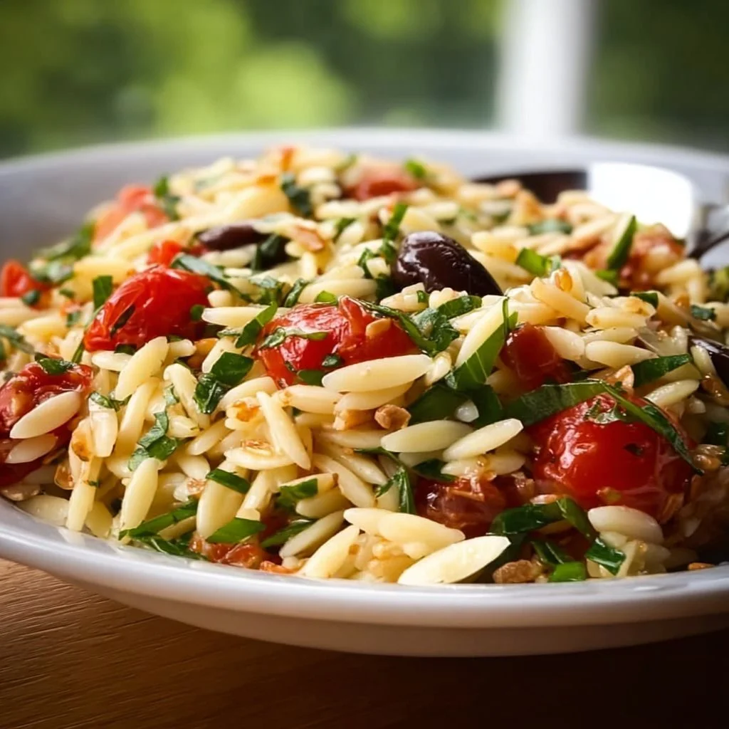 Bunter, frischer Sommer-Salat mit Gemüse und Dressing für warme Tage.
