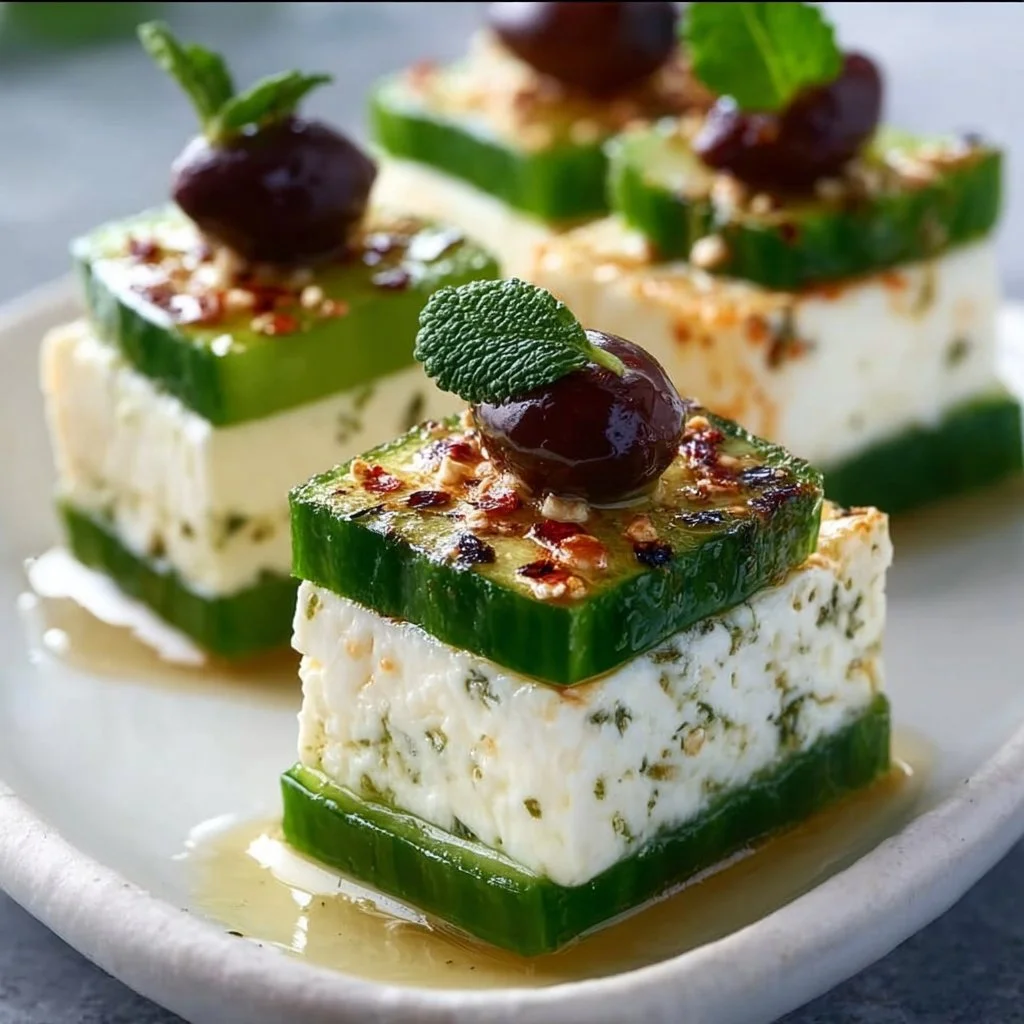 Feta-Gurken-Cracker