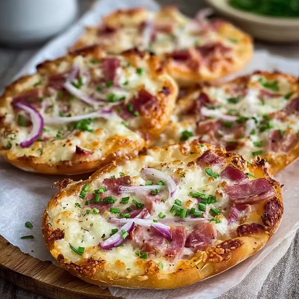 Flammkuchenbrötchen