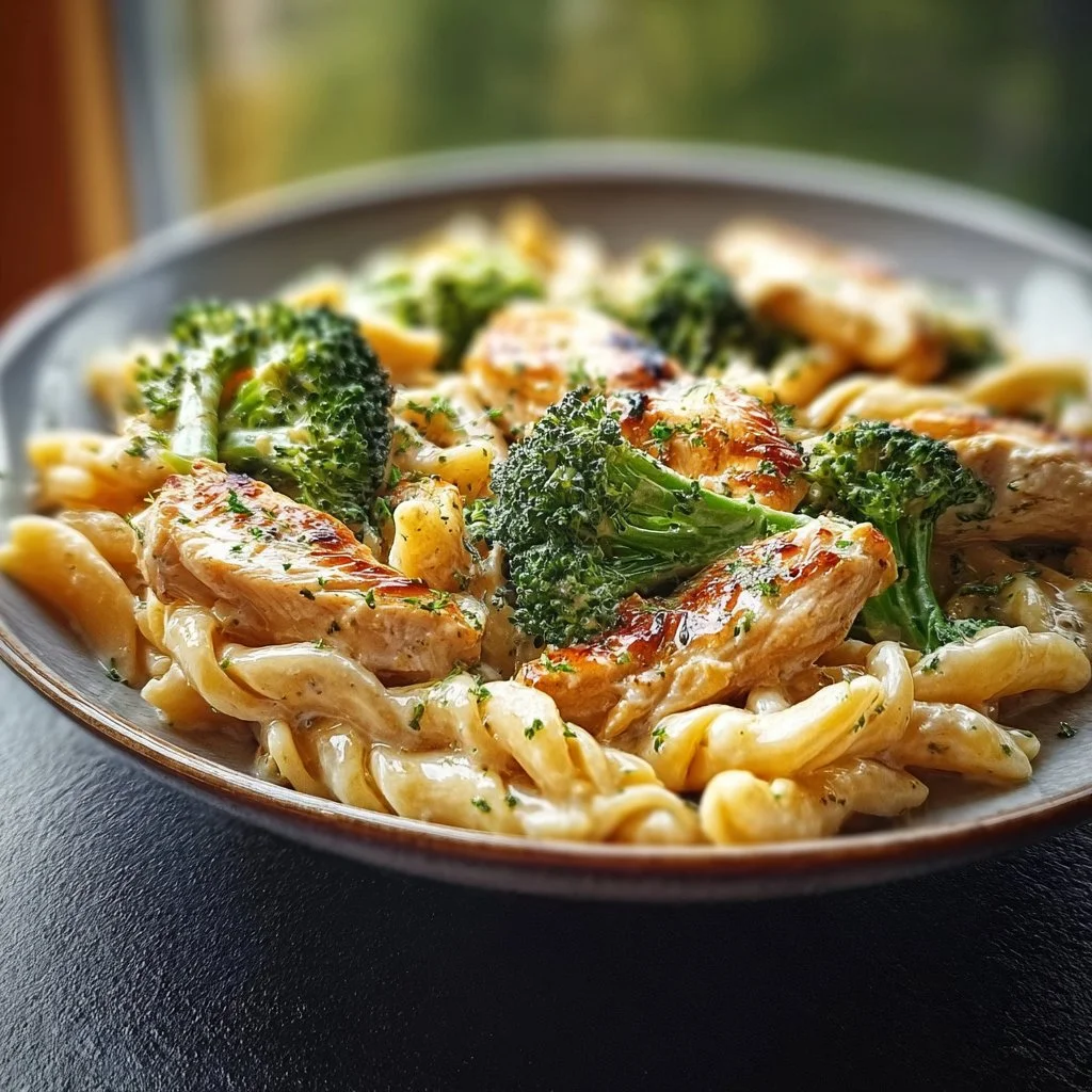 Hähnchen-Brokkoli-Pasta